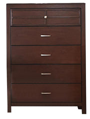 New Classic Kensington 5 Drawer Chest in Burnished Cherry - Sims Furniture