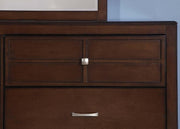 New Classic Kensington 6 Drawer Dresser in Burnished Cherry - Sims Furniture