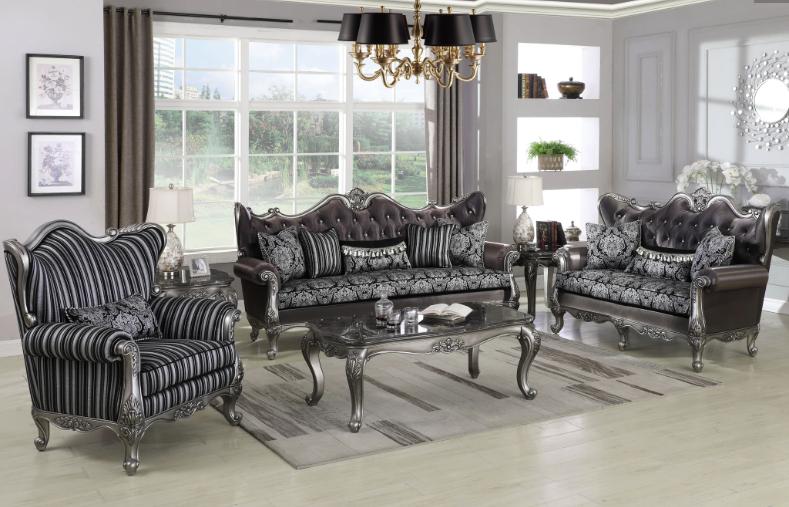 New Classic Marguerite Sofa in Cherry - Sims Furniture