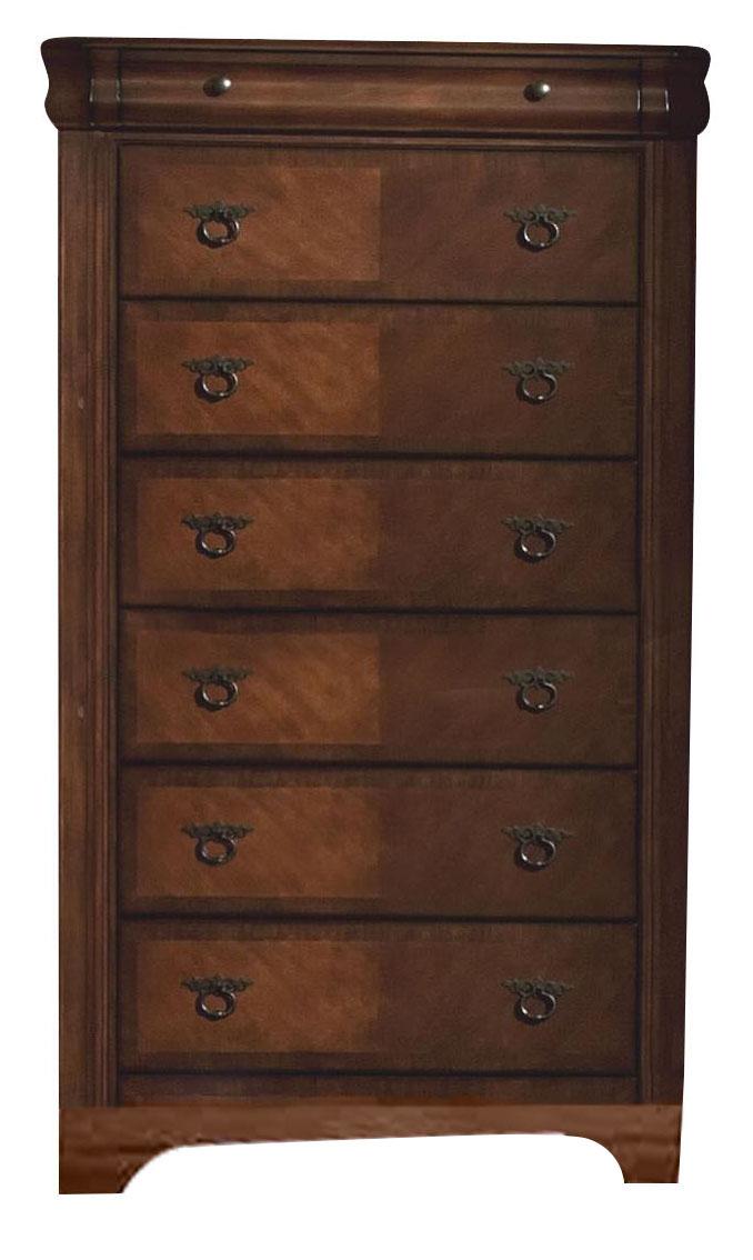 New Classic Sheridan Chest in Burnished Cherry - Sims Furniture