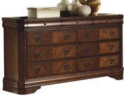 New Classic Sheridan Dresser in Burnished Cherry - Sims Furniture