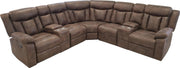 New Classic Stewart Power Sectional Living Room Set in Adobe - Sims Furniture