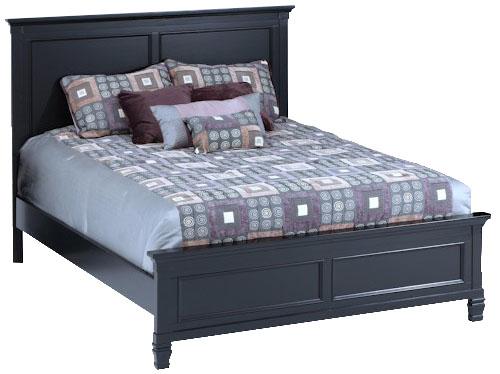 New Classic Tamarack California King Panel Bed in Black - Sims Furniture
