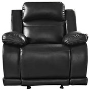 New Classic Vega Glider Recliner in Premiere Black - Sims Furniture