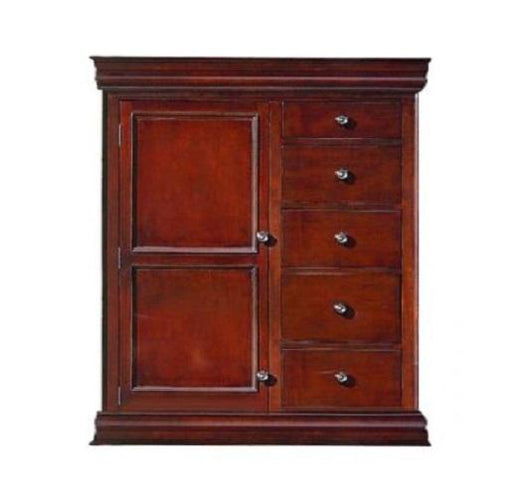 New Classic Versaille Door Chest in Bordeaux - Sims Furniture