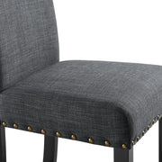 CRISPIN GRANITE GRAY BAR CHAIR- (2/Ctn) - Sims Furniture