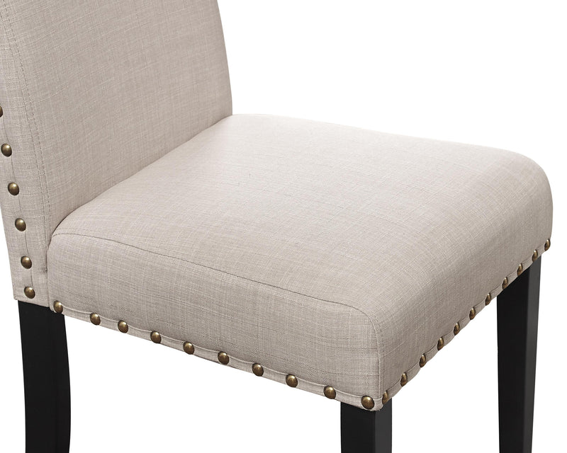 CRISPIN NATURAL BEIGE DINING CHAIR- (2/Ctn) - Sims Furniture