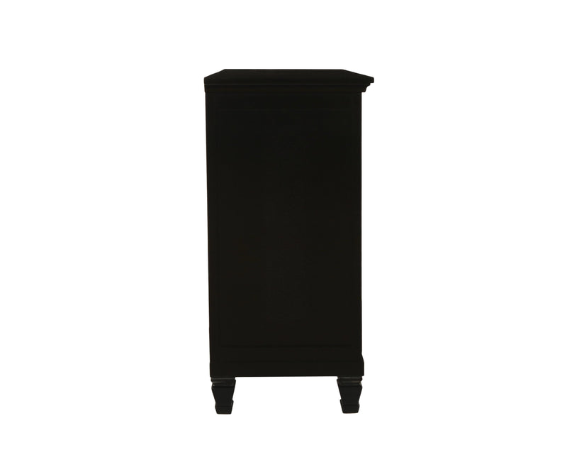 TAMARACK MEDIA CHEST- BLACK - Sims Furniture