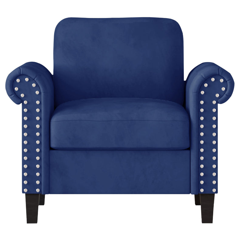 ALANI ACCENT CHAIR-DEEP BLUE - Sims Furniture