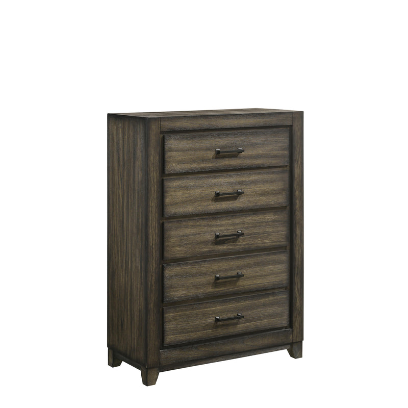 ASHLAND CHEST-RUSTIC BROWN - Sims Furniture
