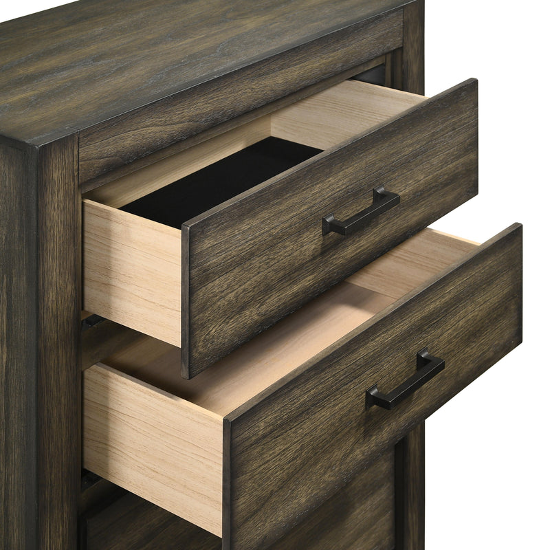 ASHLAND CHEST-RUSTIC BROWN - Sims Furniture