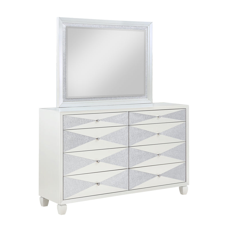 HARLEQUIN DRESSER-PLATINUM - Sims Furniture