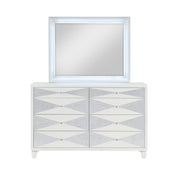 HARLEQUIN DRESSER-PLATINUM - Sims Furniture