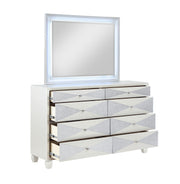 HARLEQUIN DRESSER-PLATINUM - Sims Furniture