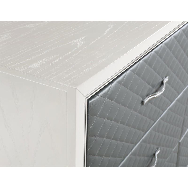 LUXOR DRESSER-WHITE - Sims Furniture