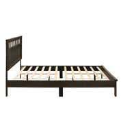PISCES 4/6 F PANEL BED-HB/FB/RAILS-GRAY - Sims Furniture