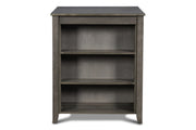 Gia 3 Pc 30" Storage Counter Table & 2 Chairs-Gray