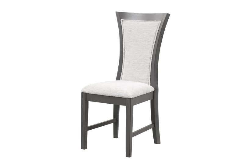 Flair 60" Dining Table & 4 Chairs (5 Pc Set)-Gray