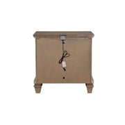 Mariana Nightstand W/Usb-Vintage Mocha