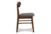 Morocco Dining Chair W/Dark Gray Seat Cushion (2 Per Carton)