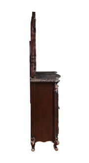 Constantine Dresser W/Marble Top-Cherry