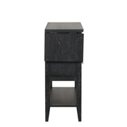 Sable Crest Drop Leaf Server-Black