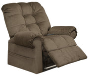 Catnapper Furniture Omni Power Lift Chaise Recliner in Truffle - Sims Furniture