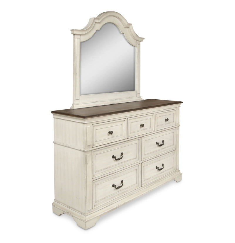 Anastasia Mirror - Ant. White