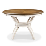 Cori Round Dining 5 Pc Set-Bisque/Brown